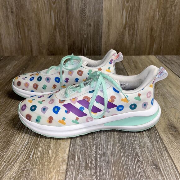 Adidas Youth US Size 4.5 Fortarun X Lego Dots Multicolor G57929 Sneaker Shoes - Picture 5 of 13